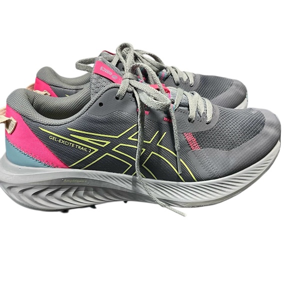 ASICS Women's Gel-Excite Trail 2 Gray and Pink Sneakers size 8.5 - Picture 7 of 12